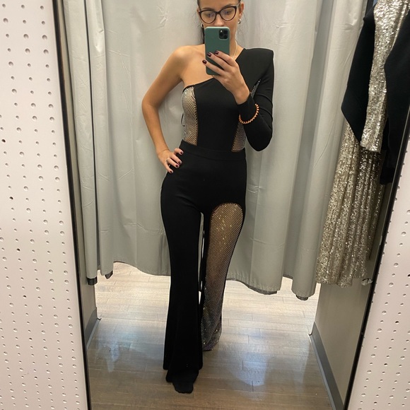 Black sequins jumpsuit - Picture 4 of 4